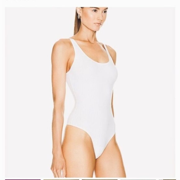 Wolford Viscose String Bodysuit Size M White - Picture 2 of 2